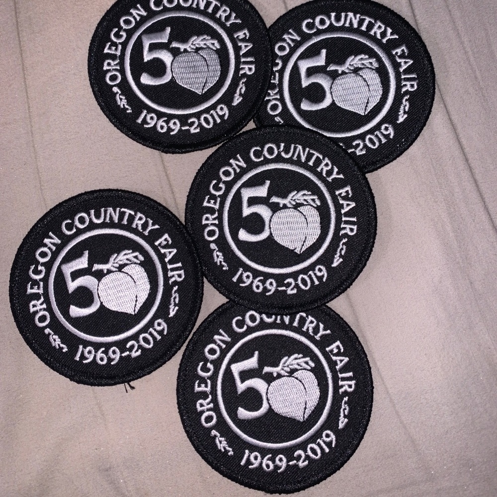 Oregon Country Fair 🍑 50th Anniversary Patches